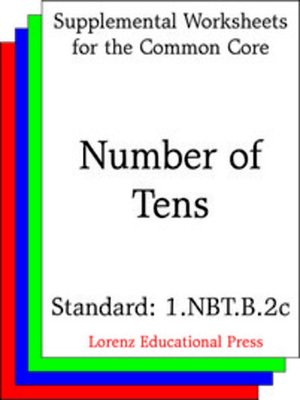 cover image of CCSS 1.NBT.B.2c Number of Tens